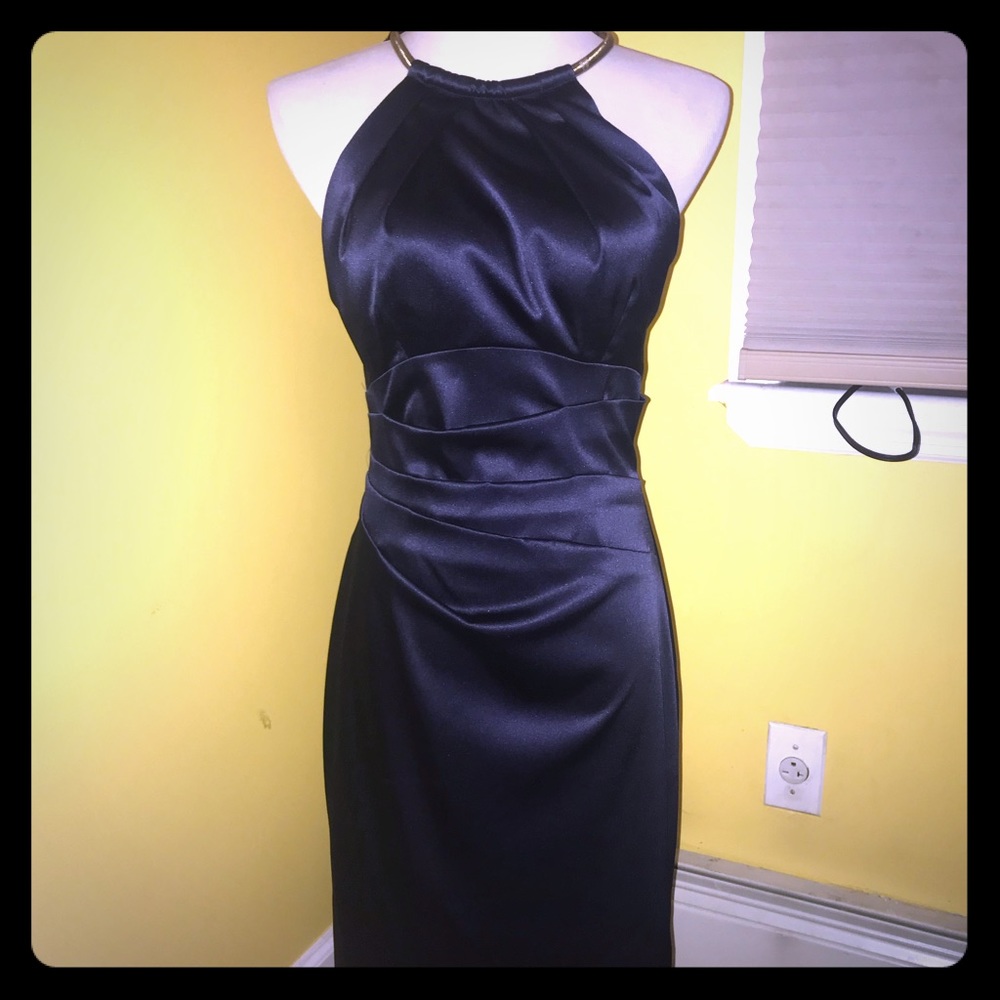 Eliza J size 6 Navy Blue cocktail dress